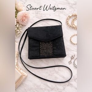Stuart Weitzman Elegant Black Crossbody Bag